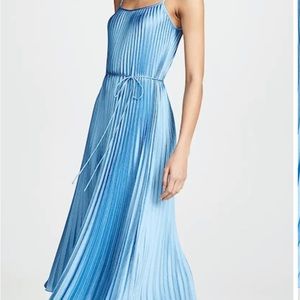 Vince pleated cami dress